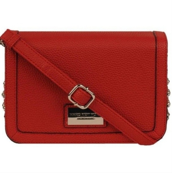 Marc New York Handbags - Marc New York Red Studded Crossbody